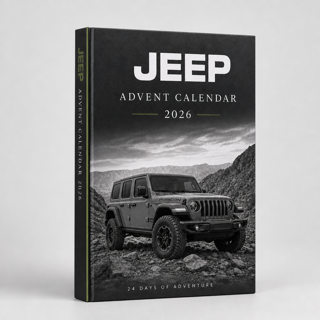 Jeep advent calendar product photo showing the gift-ready box